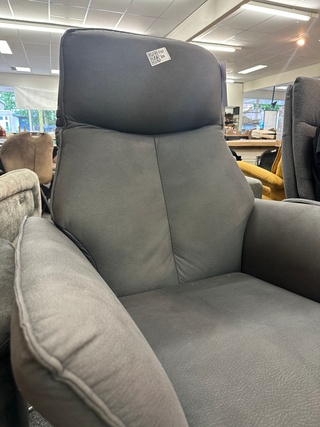 Relax fauteuil Harry, Microvezel, antraciet